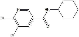 5,6-dichloro-N-cyclohexylpyridine-3-carboxamide|