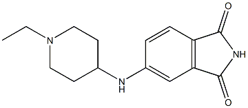 5-[(1-ethylpiperidin-4-yl)amino]-2,3-dihydro-1H-isoindole-1,3-dione Structure