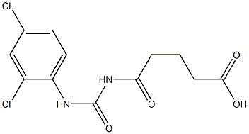 5-{[(2,4-dichlorophenyl)carbamoyl]amino}-5-oxopentanoic acid