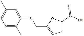 5-{[(2,5-dimethylphenyl)sulfanyl]methyl}furan-2-carboxylic acid