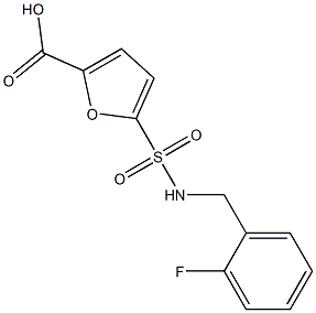 5-{[(2-fluorophenyl)methyl]sulfamoyl}furan-2-carboxylic acid