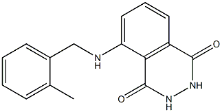 5-{[(2-methylphenyl)methyl]amino}-1,2,3,4-tetrahydrophthalazine-1,4-dione Structure