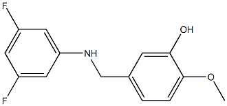 5-{[(3,5-difluorophenyl)amino]methyl}-2-methoxyphenol