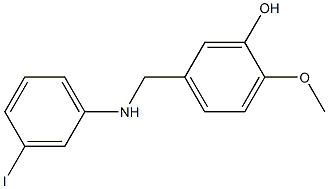 5-{[(3-iodophenyl)amino]methyl}-2-methoxyphenol|