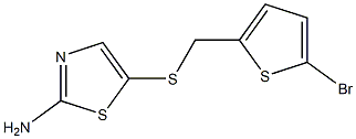 5-{[(5-bromothien-2-yl)methyl]thio}-1,3-thiazol-2-amine