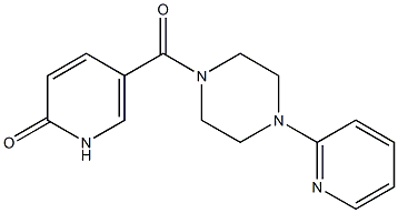 5-{[4-(pyridin-2-yl)piperazin-1-yl]carbonyl}-1,2-dihydropyridin-2-one 结构式