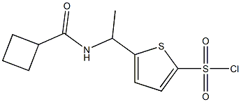  5-{1-[(cyclobutylcarbonyl)amino]ethyl}thiophene-2-sulfonyl chloride