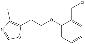 5-{2-[2-(chloromethyl)phenoxy]ethyl}-4-methyl-1,3-thiazole