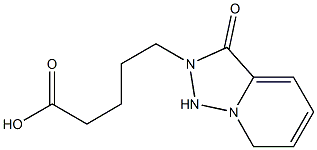 5-{3-oxo-2H,3H-[1,2,4]triazolo[3,4-a]pyridin-2-yl}pentanoic acid Struktur