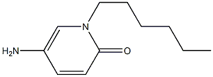 5-amino-1-hexyl-1,2-dihydropyridin-2-one 化学構造式