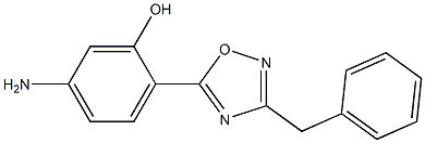 5-amino-2-(3-benzyl-1,2,4-oxadiazol-5-yl)phenol Structure