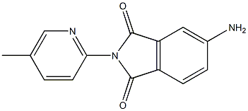 5-amino-2-(5-methylpyridin-2-yl)-2,3-dihydro-1H-isoindole-1,3-dione