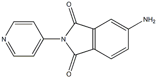 5-amino-2-(pyridin-4-yl)-2,3-dihydro-1H-isoindole-1,3-dione Structure