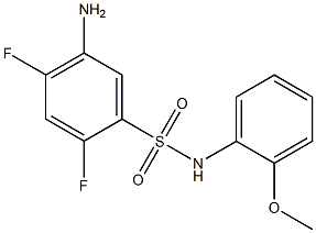 5-amino-2,4-difluoro-N-(2-methoxyphenyl)benzene-1-sulfonamide