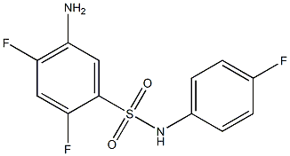5-amino-2,4-difluoro-N-(4-fluorophenyl)benzene-1-sulfonamide|
