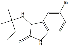  5-bromo-3-[(2-methylbutan-2-yl)amino]-2,3-dihydro-1H-indol-2-one