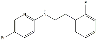 5-bromo-N-[2-(2-fluorophenyl)ethyl]pyridin-2-amine Structure