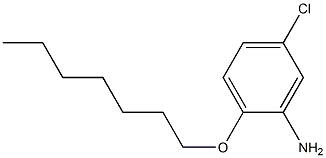 5-chloro-2-(heptyloxy)aniline 化学構造式