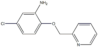 5-chloro-2-(pyridin-2-ylmethoxy)aniline Structure