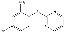 5-chloro-2-(pyrimidin-2-ylsulfanyl)aniline,,结构式