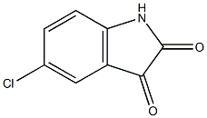 5-chloro-2,3-dihydro-1H-indole-2,3-dione Struktur