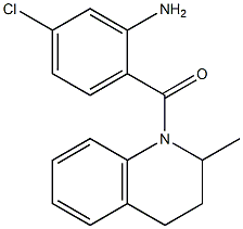 5-chloro-2-[(2-methyl-1,2,3,4-tetrahydroquinolin-1-yl)carbonyl]aniline Struktur