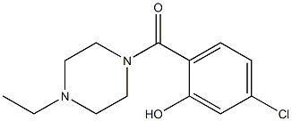 5-chloro-2-[(4-ethylpiperazin-1-yl)carbonyl]phenol