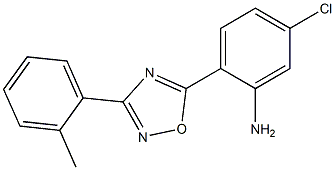 5-chloro-2-[3-(2-methylphenyl)-1,2,4-oxadiazol-5-yl]aniline Structure