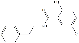 5-chloro-2-hydroxy-N-(2-phenylethyl)benzamide|