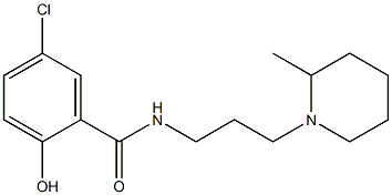  5-chloro-2-hydroxy-N-[3-(2-methylpiperidin-1-yl)propyl]benzamide