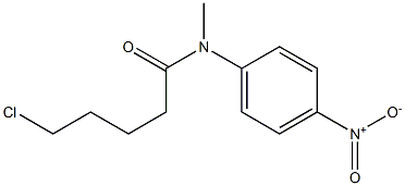5-chloro-N-methyl-N-(4-nitrophenyl)pentanamide 结构式