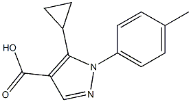 5-cyclopropyl-1-(4-methylphenyl)-1H-pyrazole-4-carboxylic acid