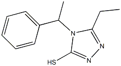 5-ethyl-4-(1-phenylethyl)-4H-1,2,4-triazole-3-thiol|