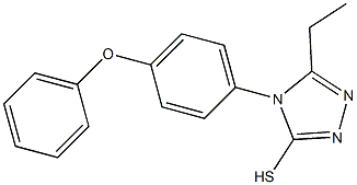 5-ethyl-4-(4-phenoxyphenyl)-4H-1,2,4-triazole-3-thiol