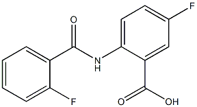 5-fluoro-2-[(2-fluorobenzoyl)amino]benzoic acid