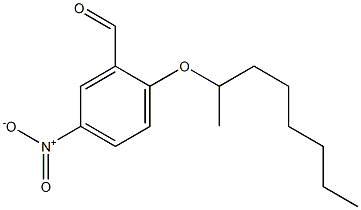 5-nitro-2-(octan-2-yloxy)benzaldehyde Structure