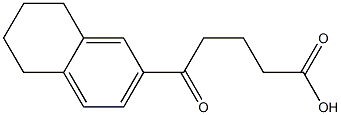 5-oxo-5-(5,6,7,8-tetrahydronaphthalen-2-yl)pentanoic acid Structure