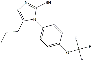 5-propyl-4-[4-(trifluoromethoxy)phenyl]-4H-1,2,4-triazole-3-thiol