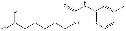 6-({[(3-methylphenyl)amino]carbonyl}amino)hexanoic acid