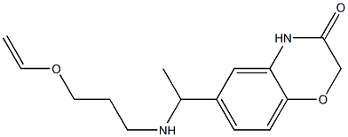 6-(1-{[3-(ethenyloxy)propyl]amino}ethyl)-3,4-dihydro-2H-1,4-benzoxazin-3-one