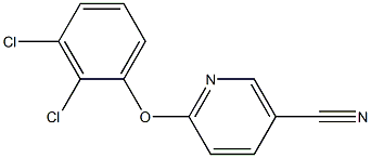 6-(2,3-dichlorophenoxy)nicotinonitrile Structure