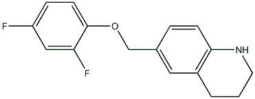 6-(2,4-difluorophenoxymethyl)-1,2,3,4-tetrahydroquinoline