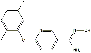 6-(2,5-dimethylphenoxy)-N'-hydroxypyridine-3-carboximidamide|