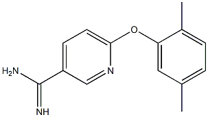 6-(2,5-dimethylphenoxy)pyridine-3-carboximidamide|