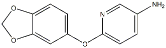 6-(2H-1,3-benzodioxol-5-yloxy)pyridin-3-amine Structure