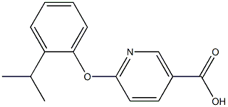 6-(2-isopropylphenoxy)nicotinic acid