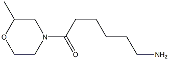 6-(2-methylmorpholin-4-yl)-6-oxohexan-1-amine Structure