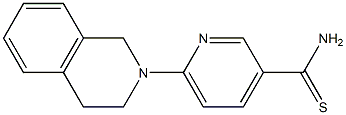 6-(3,4-dihydroisoquinolin-2(1H)-yl)pyridine-3-carbothioamide Structure