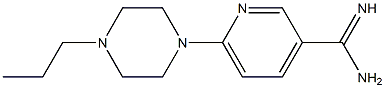 6-(4-propylpiperazin-1-yl)pyridine-3-carboximidamide Structure