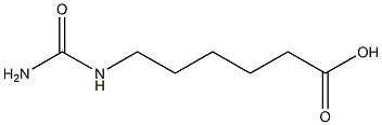 6-(carbamoylamino)hexanoic acid,,结构式